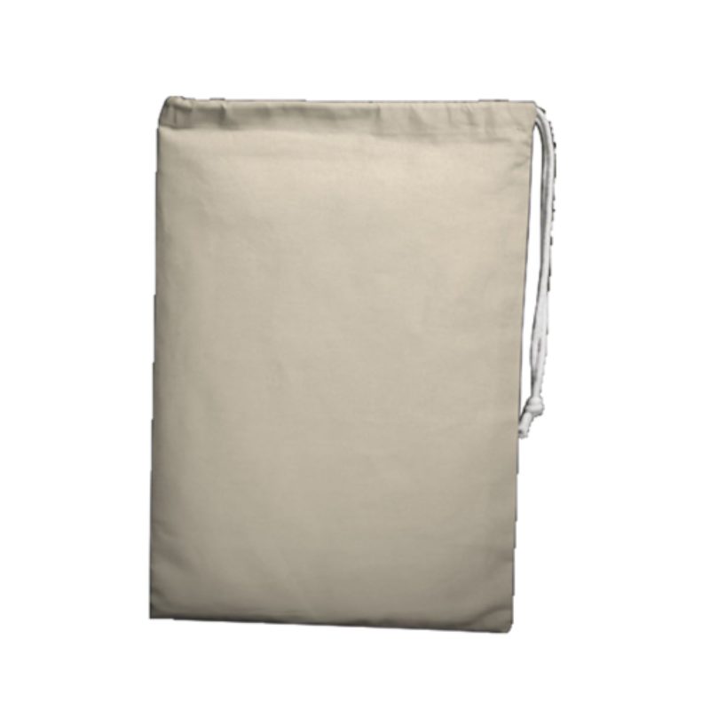 Custom 100% Cotton Sheeting File Drawstring Bag USA Decorated (11" x 16") - 2