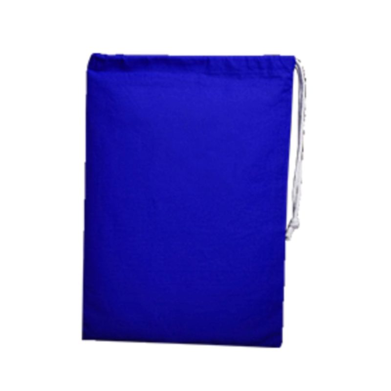 Custom 100% Cotton Sheeting File Drawstring Bag USA Decorated (11" x 16") - 5