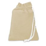 Custom 100% Cotton Sheeting Passport Drawstring Bag USA Decorated (6" x 8") - 2