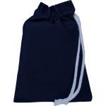 Custom 100% Cotton Sheeting Passport Drawstring Bag USA Decorated (6" x 8") - 3