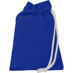 Custom 100% Cotton Sheeting Passport Drawstring Bag USA Decorated (6" x 8") - 5