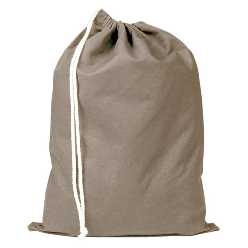 Custom 100% Cotton Sheeting Shoe Drawstring Bag USA Decorated (13" x 17") - 2