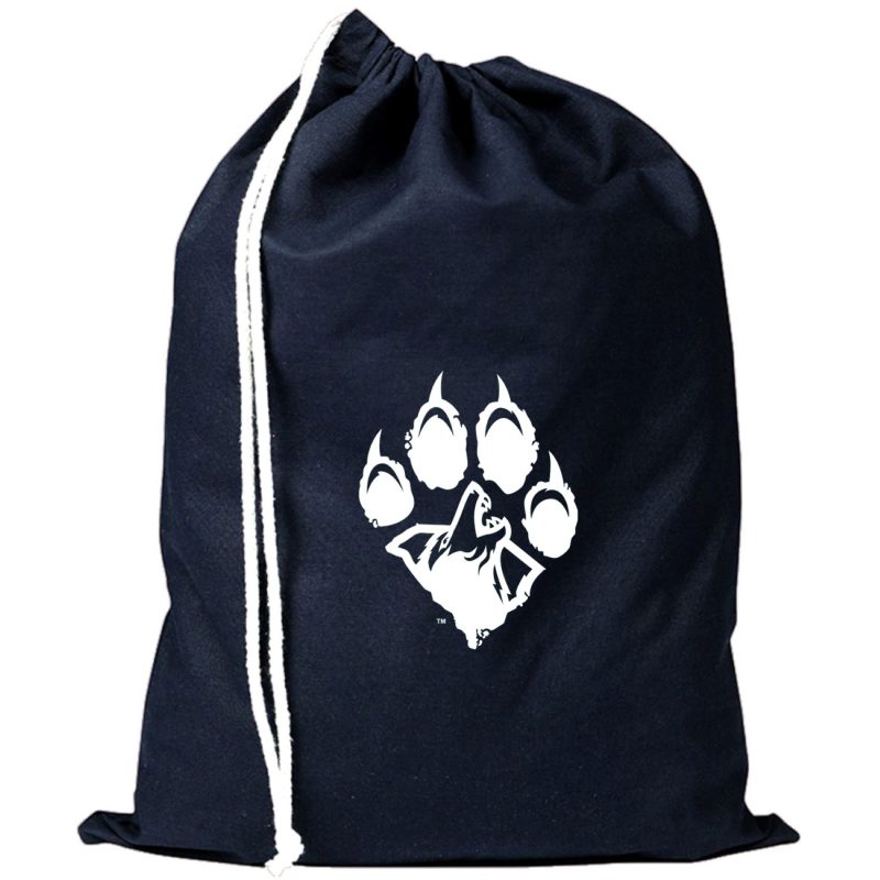 Custom 100% Cotton Sheeting Shoe Drawstring Bag USA Decorated (13" x 17") - 6