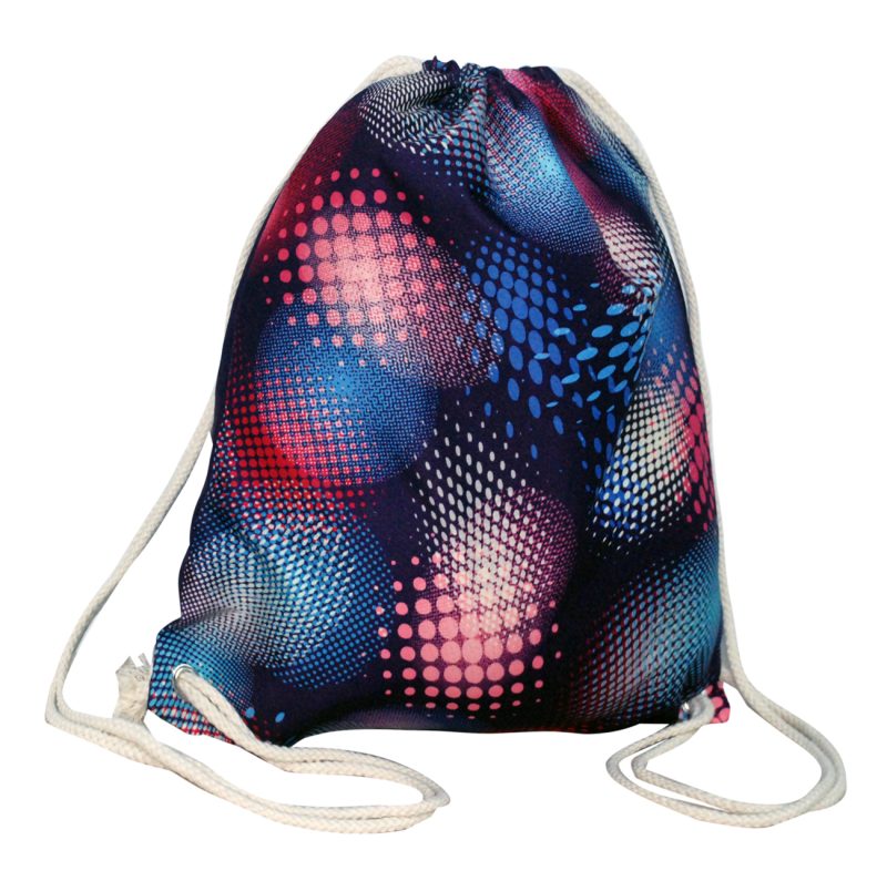 Custom 13.5"x 8" Drawstring Cotton Backpack w/ Full Color Backpacks
