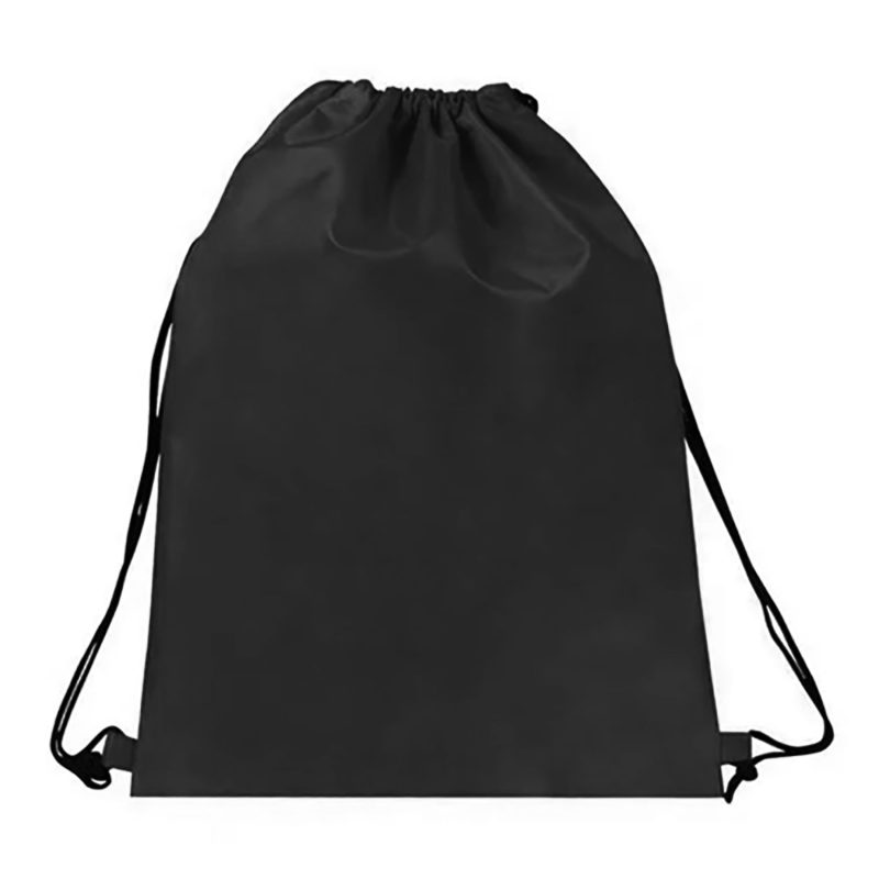 Custom 15"X18" Eco-Friendly rPET Recycled 210D Polyester Drawstring Backpack - 1