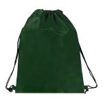 Custom 15"X18" Eco-Friendly rPET Recycled 210D Polyester Drawstring Backpack - 3