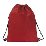 Custom 15"X18" Eco-Friendly rPET Recycled 210D Polyester Drawstring Backpack - 4