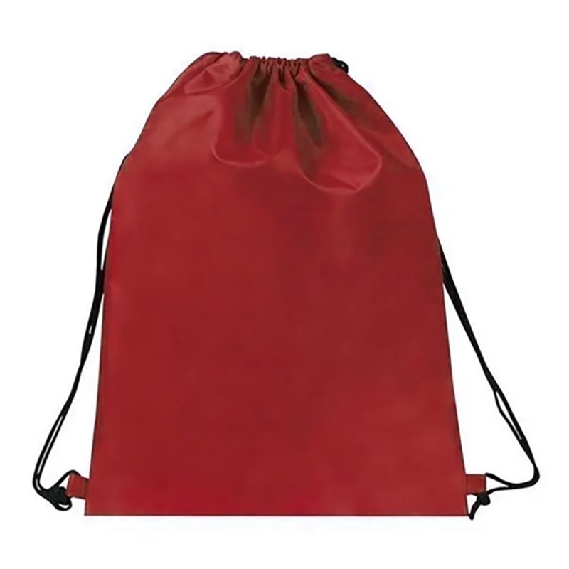 Custom 15"X18" Eco-Friendly rPET Recycled 210D Polyester Drawstring Backpack - 4