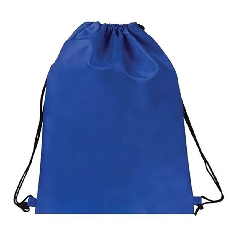 Custom 15"X18" Eco-Friendly rPET Recycled 210D Polyester Drawstring Backpack - 5