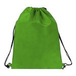 Custom 15"X18" Eco-Friendly rPET Recycled 210D Polyester Drawstring Backpack - 7
