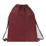 Custom 15"X18" Eco-Friendly rPET Recycled 210D Polyester Drawstring Backpack - 9