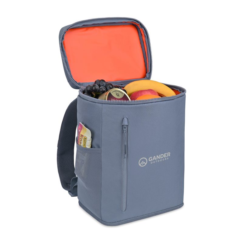 Custom Acadia Recycled rPET Backpack Cooler - Basalt - 4