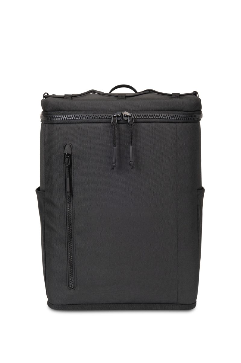 Custom Acadia Recycled rPET Backpack Cooler - Black - 1