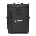 Custom Acadia Recycled rPET Backpack Cooler - Black
