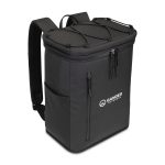 Custom Acadia Recycled rPET Backpack Cooler - Black - 2