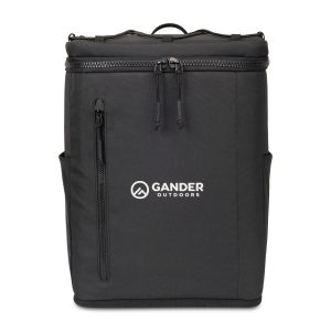 Custom Acadia Recycled rPET Backpack Cooler - Black
