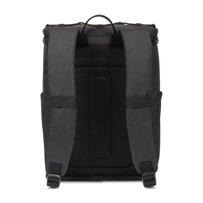 Custom Acadia Recycled rPET Backpack Cooler - Black - 4