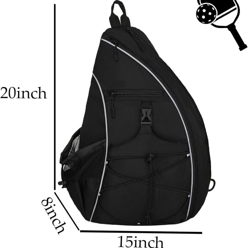 Custom All-in-One Adjustable Pickleball Sling Backpack - 1