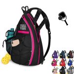Custom All-in-One Adjustable Pickleball Sling Backpack