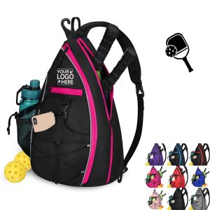 Custom All-in-One Adjustable Pickleball Sling Backpack