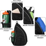 Custom All-in-One Adjustable Pickleball Sling Backpack - 4