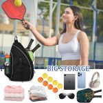 Custom All-in-One Adjustable Pickleball Sling Backpack - 6