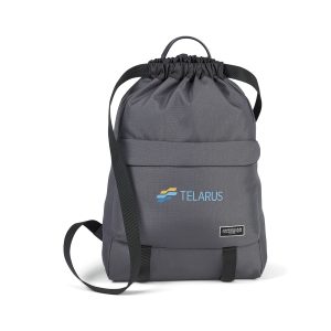 Custom American Tourister Embark Recycled rPET Cinchpack - Gunite
