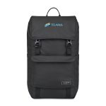 Custom American Tourister Embark Recycled rPET Laptop Backpack - Black