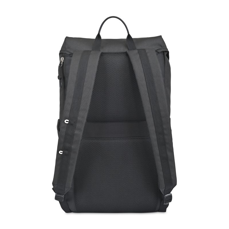 Custom American Tourister Embark Recycled rPET Laptop Backpack - Black - 3