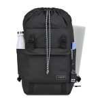 Custom American Tourister Embark Recycled rPET Laptop Backpack - Black - 5