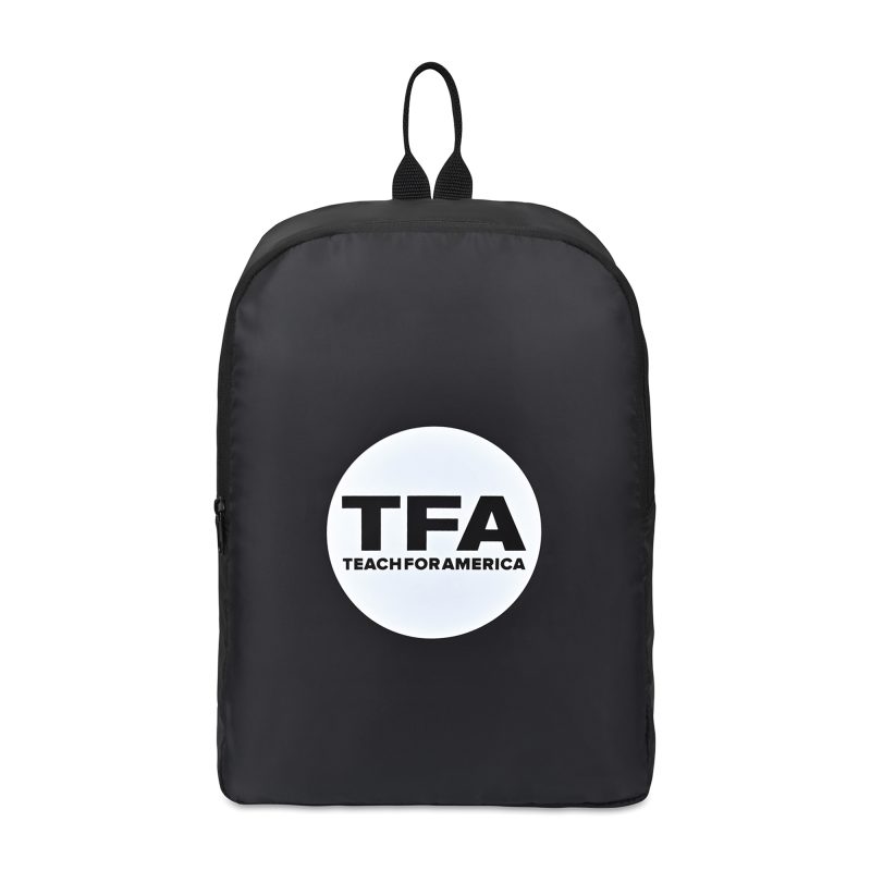Custom Arlo Recycled rPET Backpack - Black