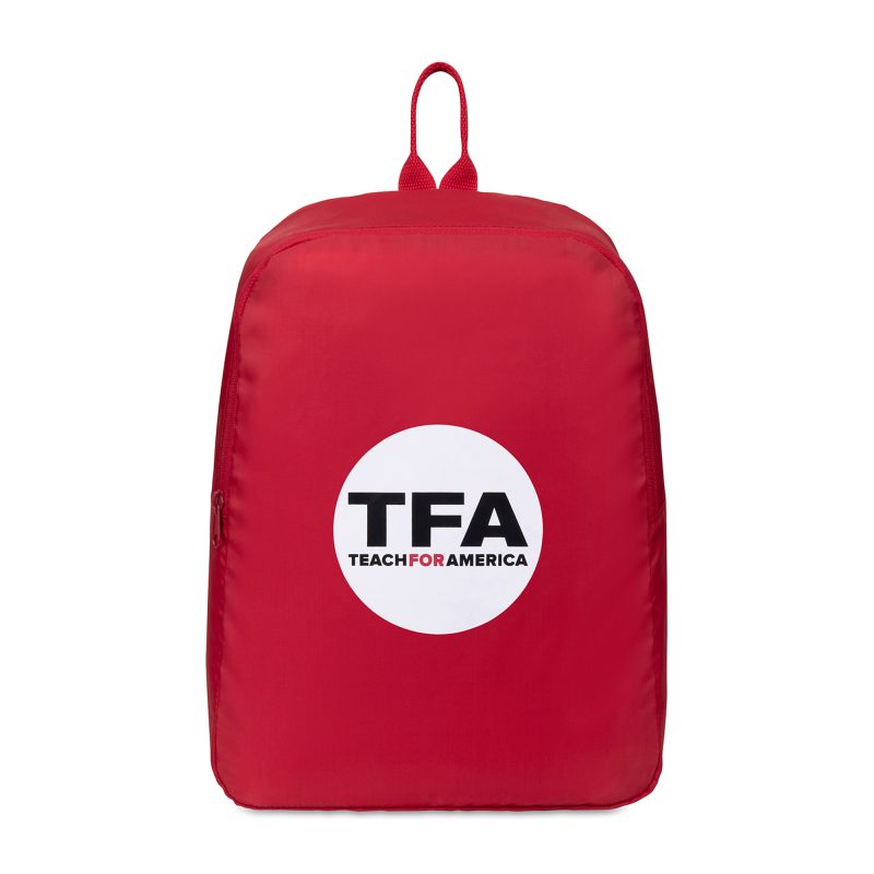 Custom Arlo Recycled rPET Backpack - Red