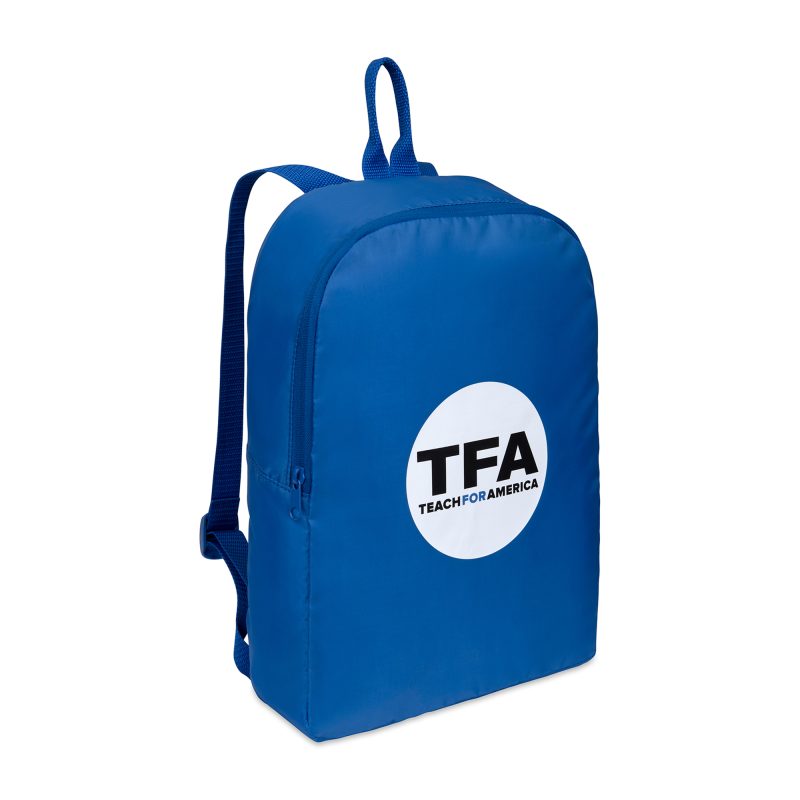 Custom Arlo Recycled rPET Backpack - Royal Blue - 2