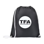 Custom Arlo Recycled rPET Cinchpack - Black