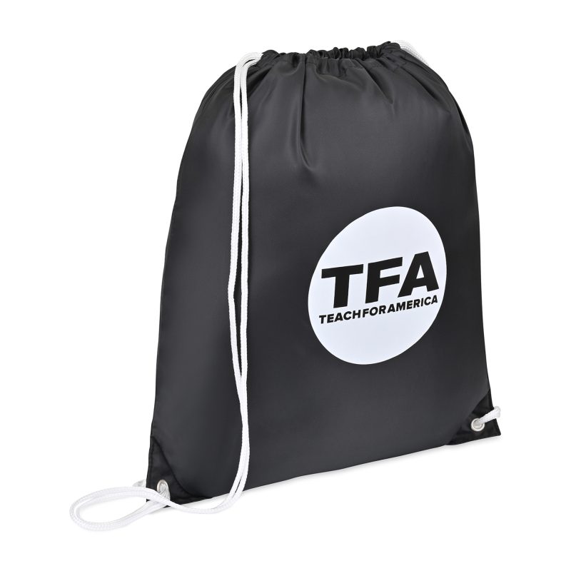 Custom Arlo Recycled rPET Cinchpack - Black - 2