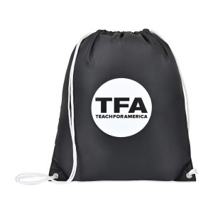 Custom Arlo Recycled rPET Cinchpack - Black