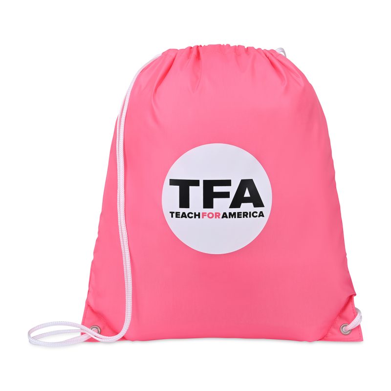 Custom Arlo Recycled rPET Cinchpack - Pink
