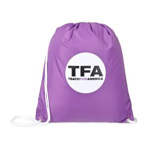 Custom Arlo Recycled rPET Cinchpack - Purple