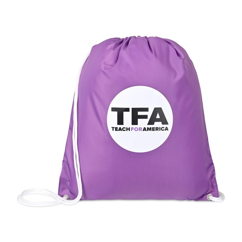 Custom Arlo Recycled rPET Cinchpack - Purple