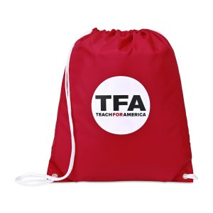 Custom Arlo Recycled rPET Cinchpack - Red
