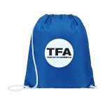 Custom Arlo Recycled rPET Cinchpack - Royal Blue