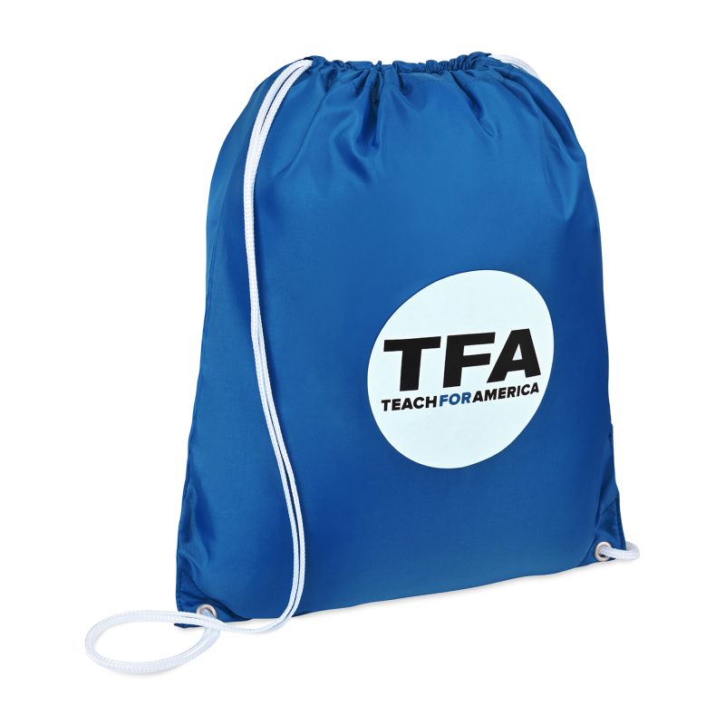 Custom Arlo Recycled rPET Cinchpack - Royal Blue - 2
