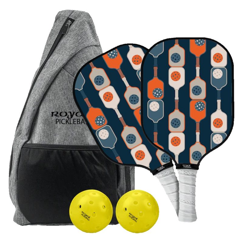 Custom Carbon Fiber Pickleball Set w/ Backpack - 1