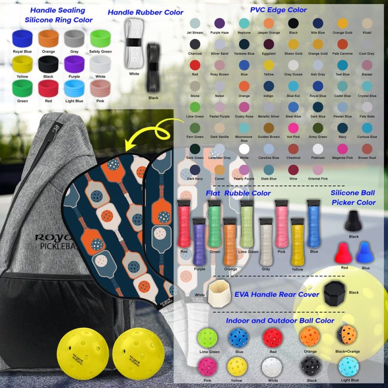 Custom Carbon Fiber Pickleball Set w/ Backpack - 2