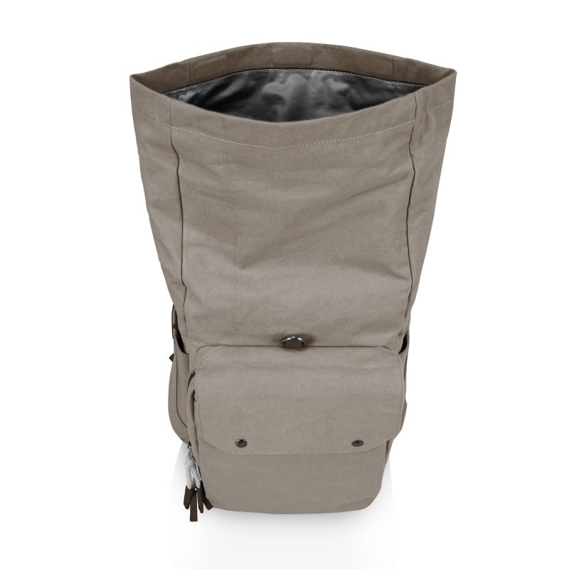 Custom Carmel Roll Top Picnic Backpack Cooler - 5