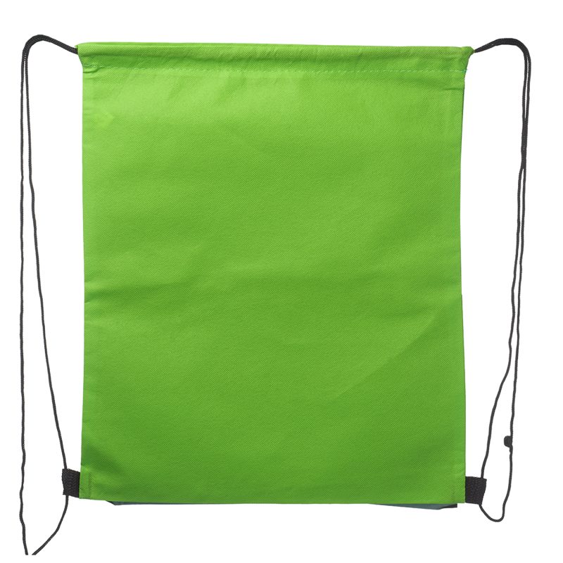 Custom Cinch Up Bag Non-Woven Drawstring Backpacks - 9