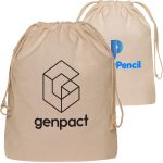 Custom Cinch Up Bags Cotton Drawstring Backpacks