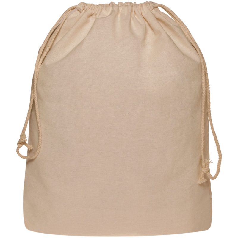 Custom Cinch Up Bags Cotton Drawstring Backpacks - 3