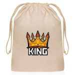 Custom Cinch Up Bags Cotton Drawstring Backpacks - 4
