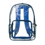 Custom Clear Plastic Backpack w/Mesh Pocket (13"x18") - 2